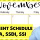 Social Security Payment Schedule November 2024