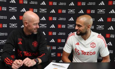 Sofyan Amrabat And Erik Ten Hag