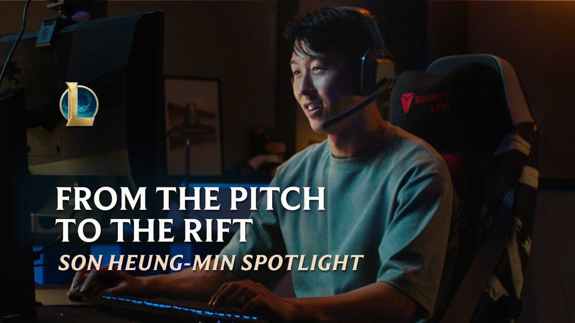 Son Heung Min Playing League Of Legends