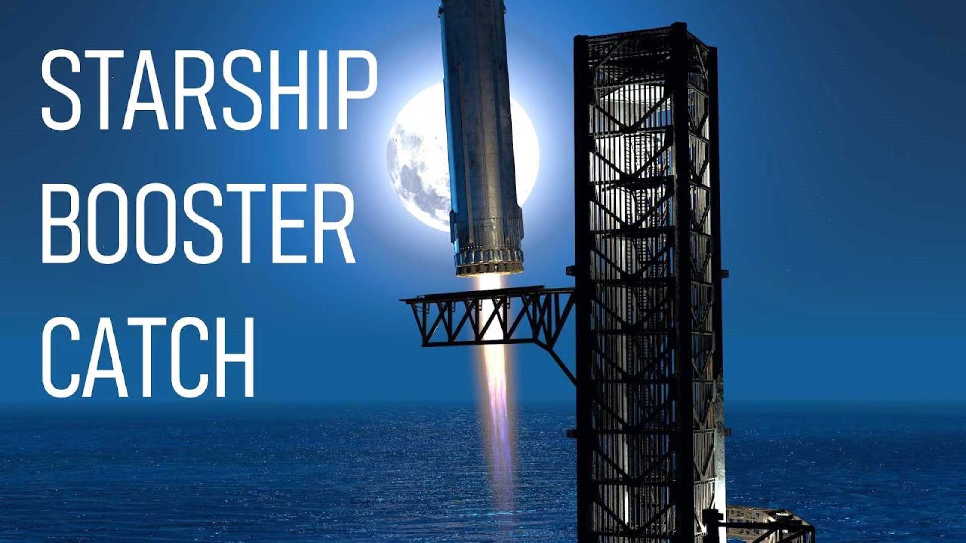 Spacex Starship Booster Catch Mechazilla