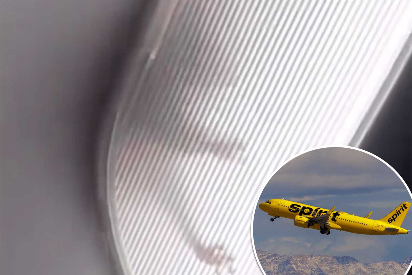 Spirit Airlines Plane With Rat In Ceiling