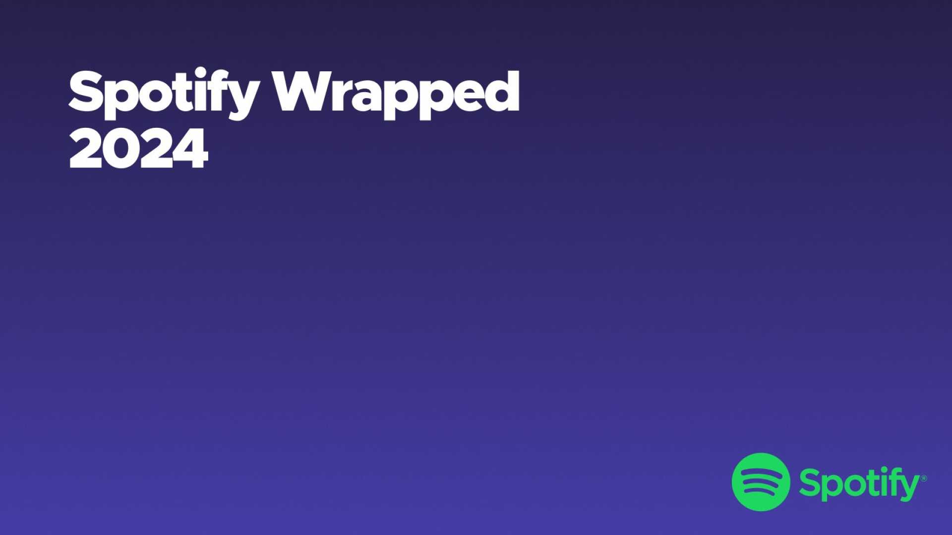 Spotify Wrapped 2024 Graphics