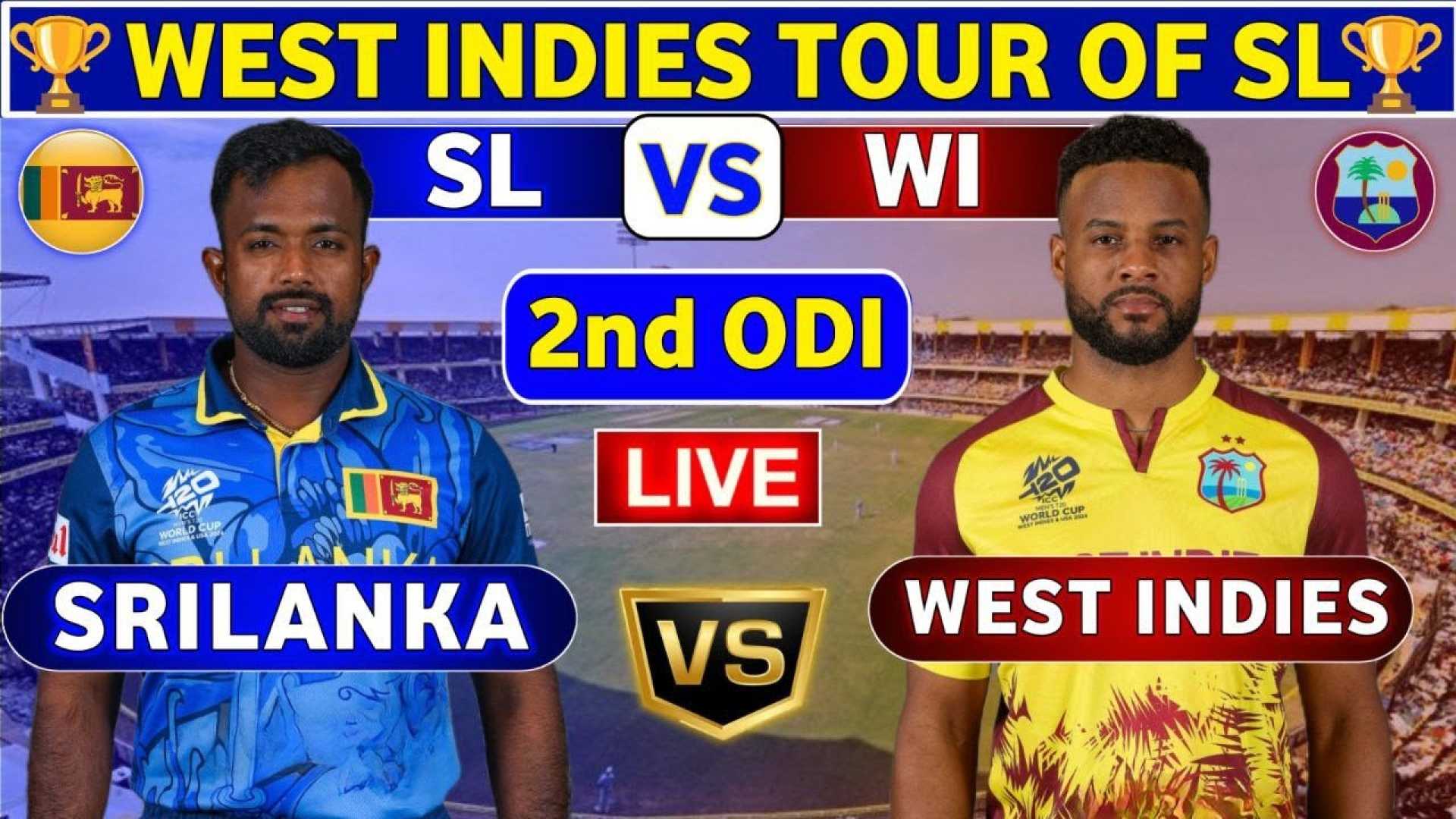 Sri Lanka Vs West Indies Cricket Match