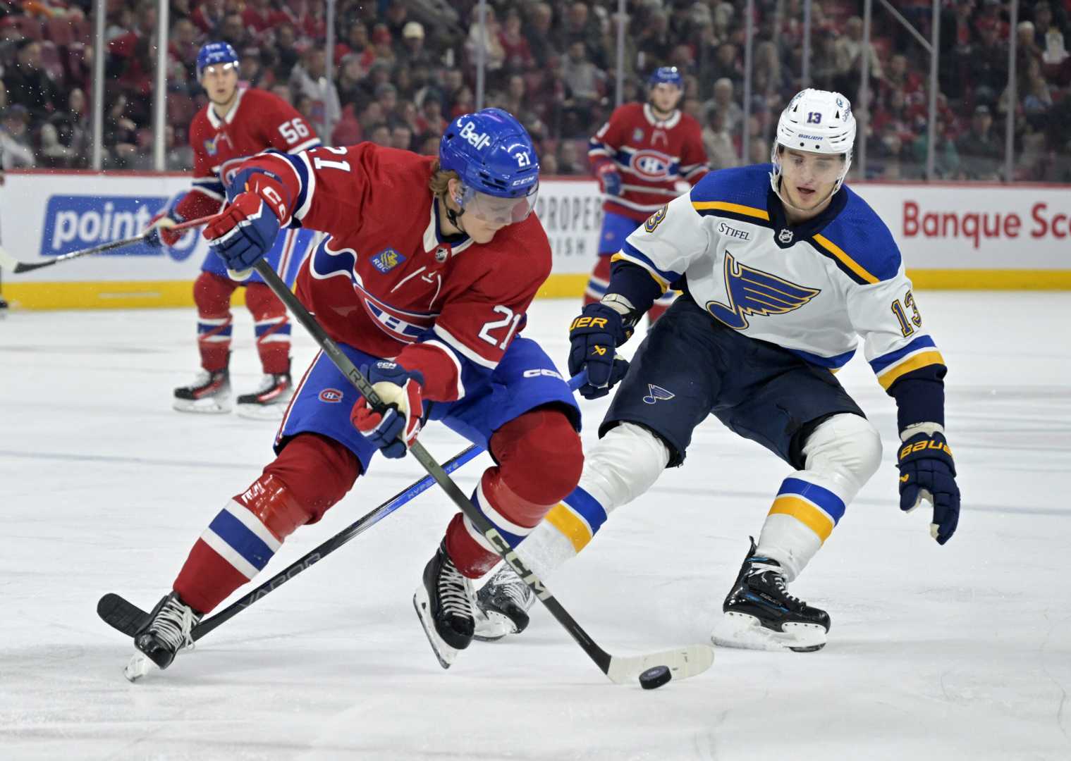 St. Louis Blues Vs Montreal Canadiens Hockey Game