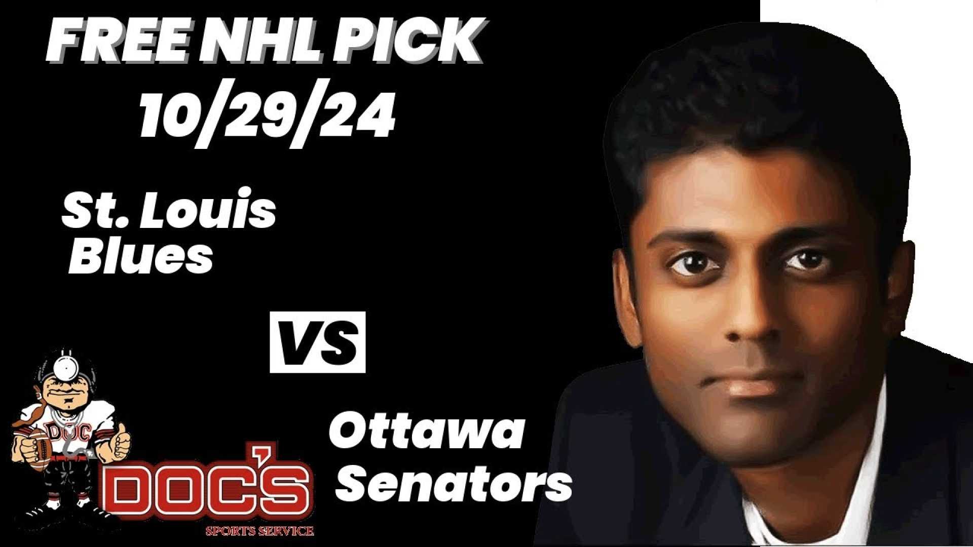 St. Louis Blues Vs Ottawa Senators Nhl Game October 29 2024