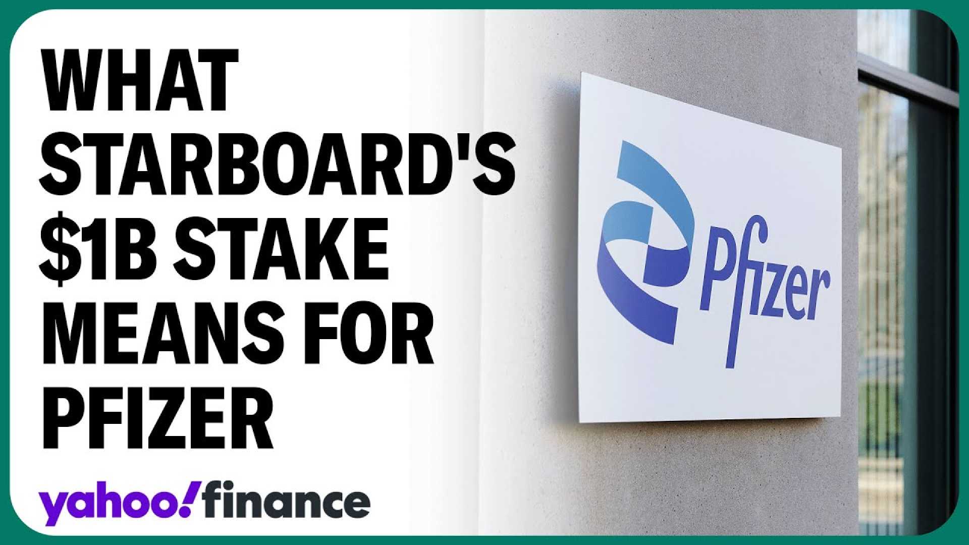 Starboard Value Pfizer Stake