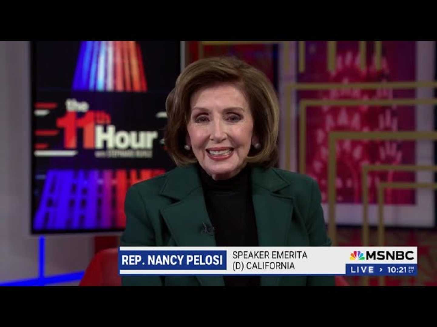 Stephanie Ruhle Nancy Pelosi 2024 Election