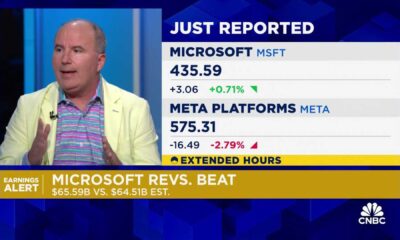 Stock Market Today Microsoft Meta Earnings