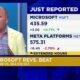 Stock Market Today Microsoft Meta Earnings