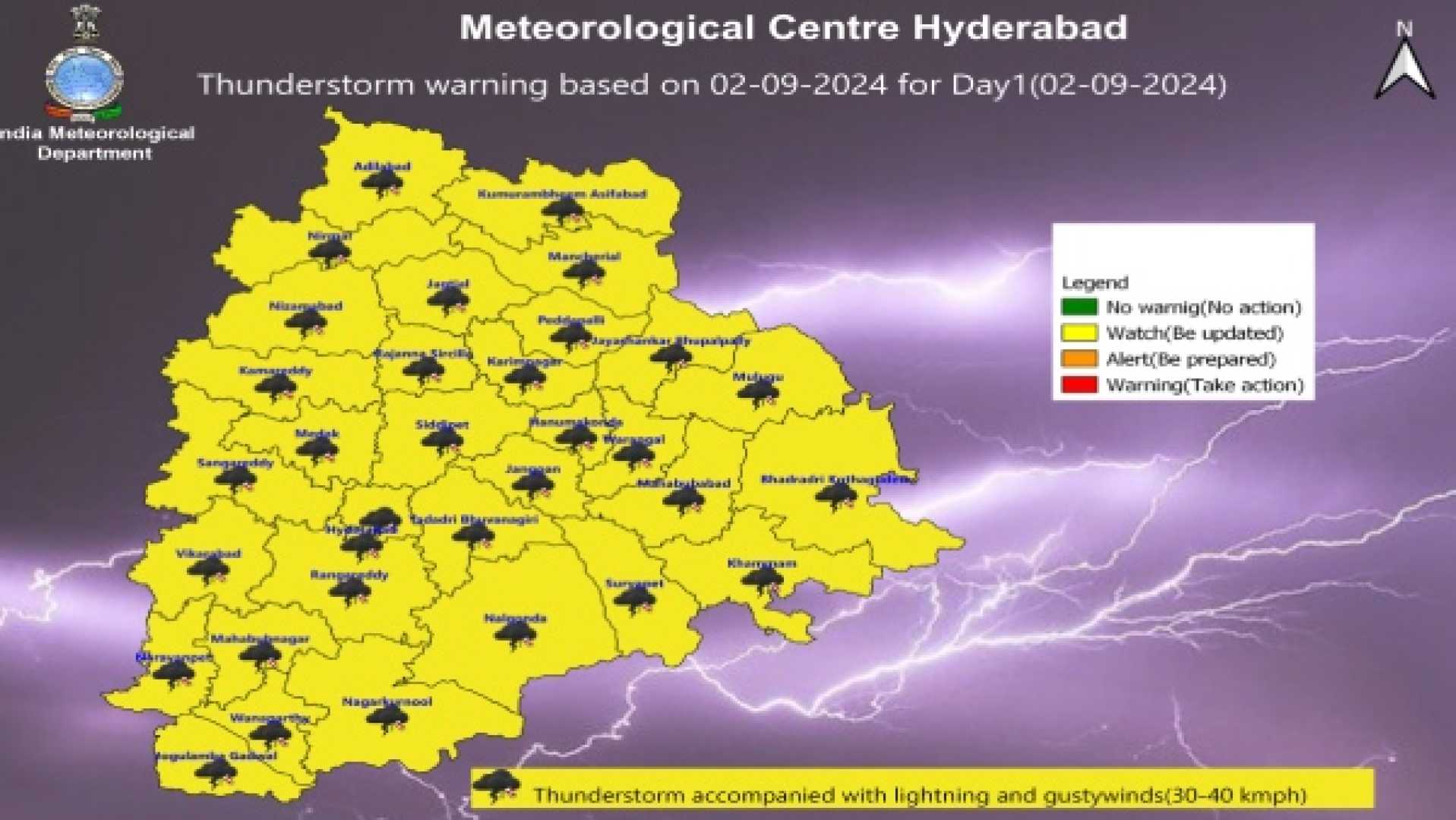 Telangana Thunderstorms