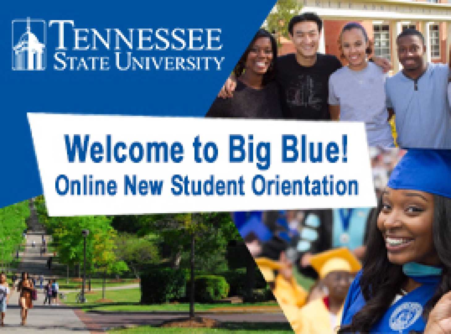 Tennessee State University Campus And Tennessee State Government Logo