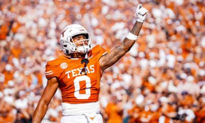 Texas Longhorns Football Players Celebration