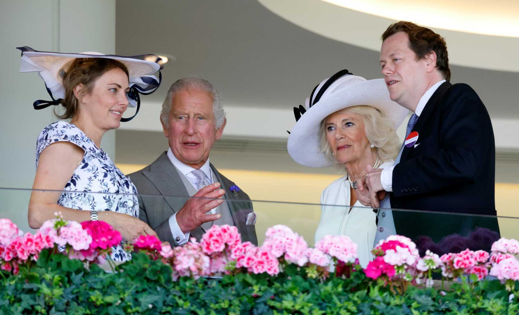 Tom Parker Bowles With Queen Camilla And King Charles Iii