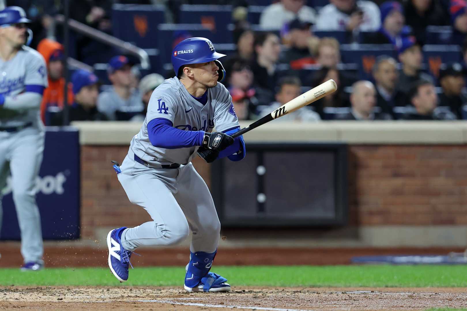 Tommy Edman Hitting A Double In Nlcs Game 6