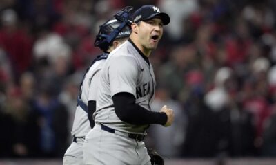 Tommy Kahnle Pitching In World Series Game 5