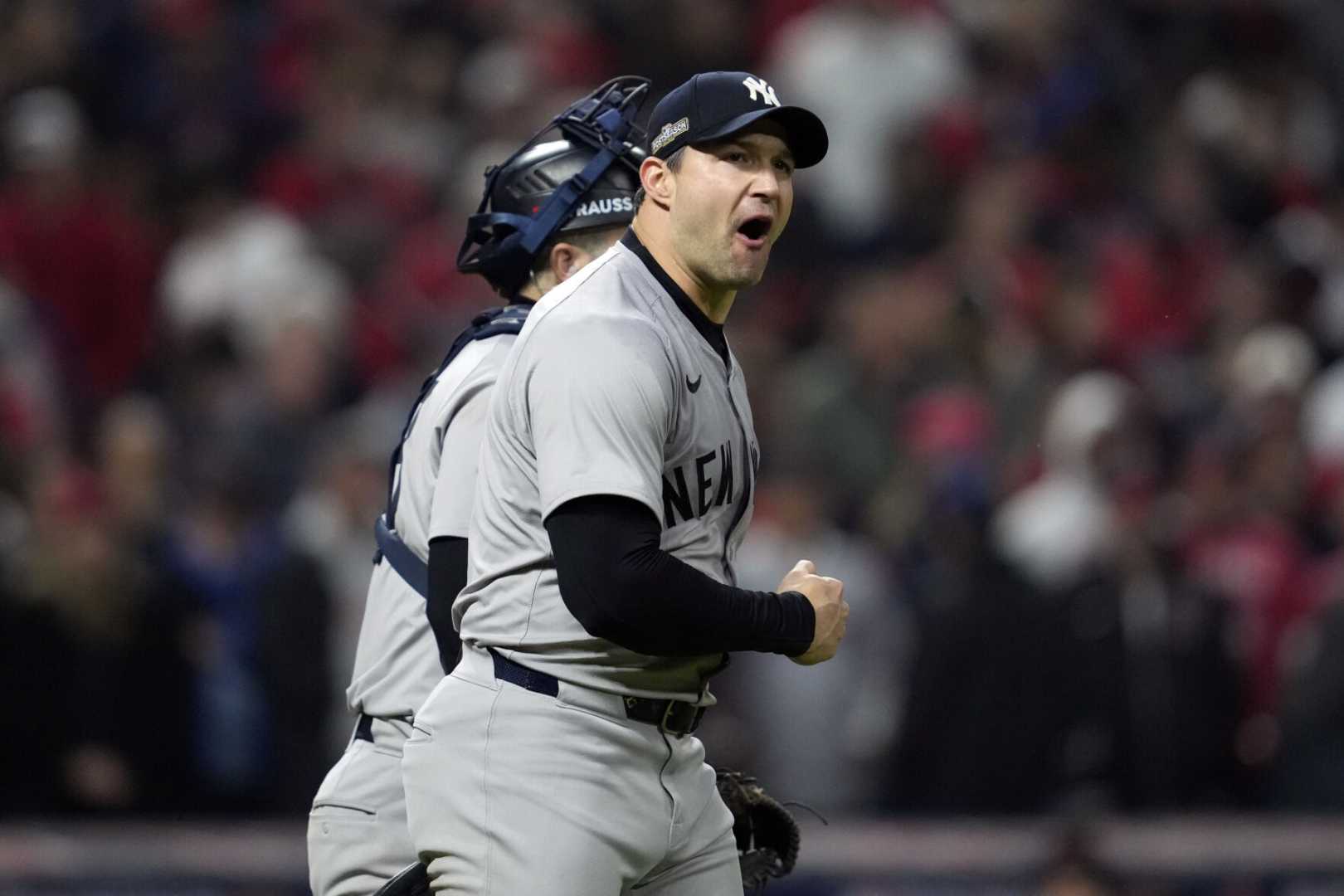 Tommy Kahnle Pitching In World Series Game 5