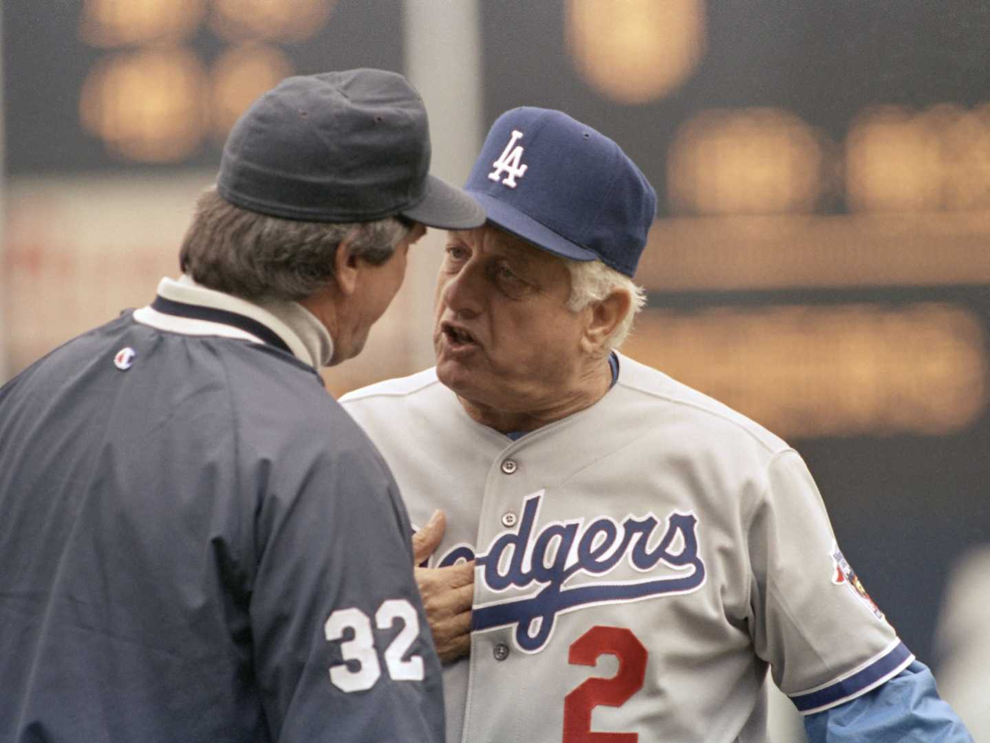 Tommy Lasorda Dodgers Manager