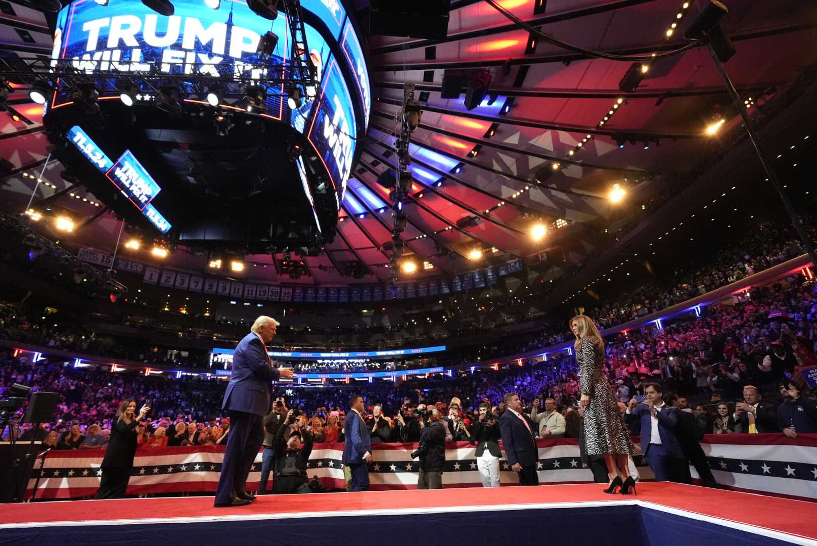 Trump Rally Madison Square Garden Security