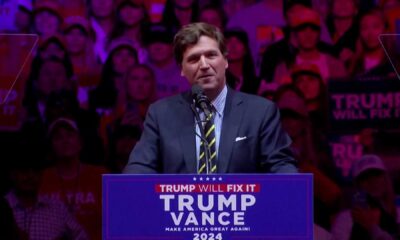 Tucker Carlson At Trump Madison Square Garden Rally