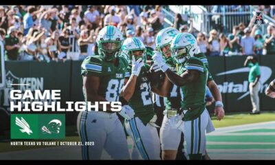 Tulane Green Wave Vs North Texas Mean Green Football Game