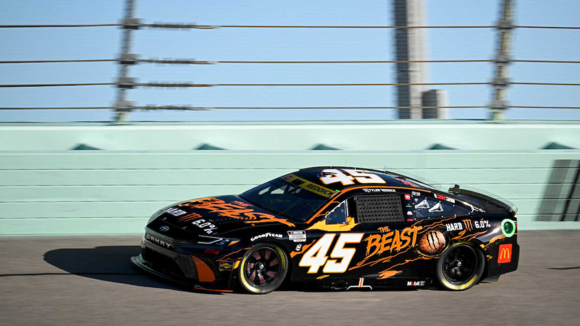 Tyler Reddick Nascar Pole Position Homestead Miami Speedway