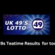 Uk49s Lunchtime Draw