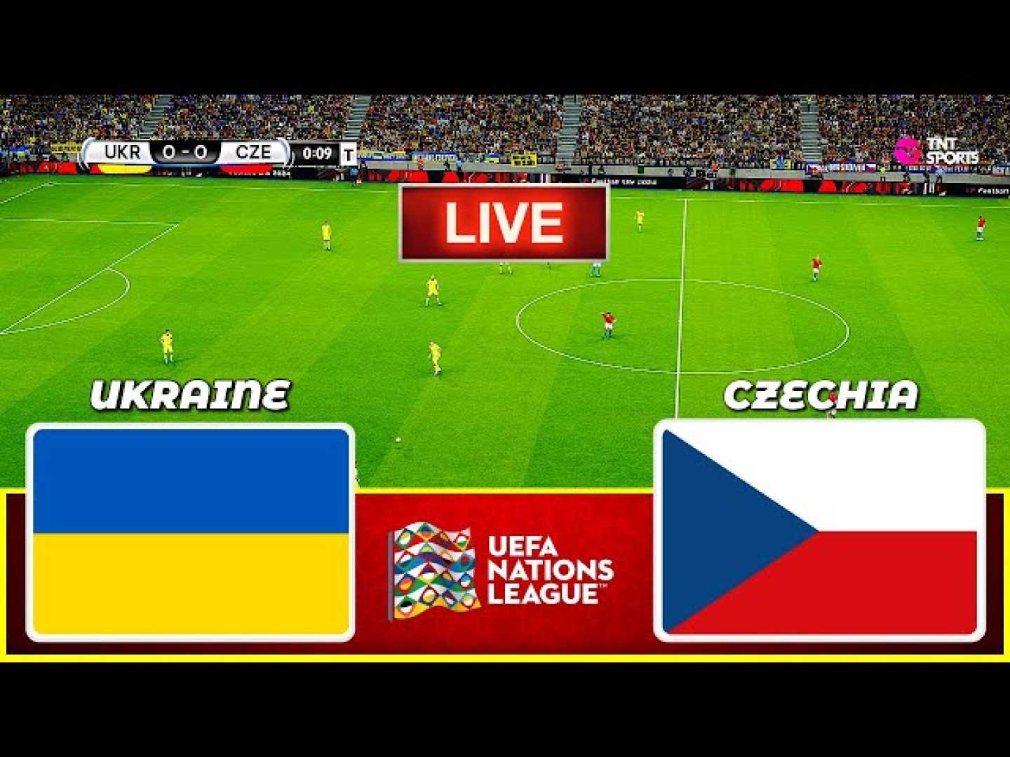 Ukraine Vs Czechia Uefa Nations League Match