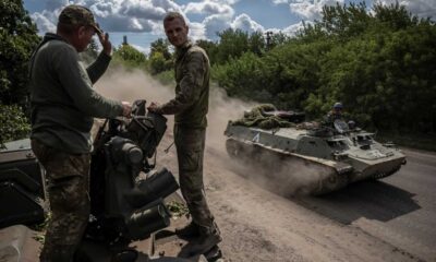 Ukrainian Soldiers Defending Frontline