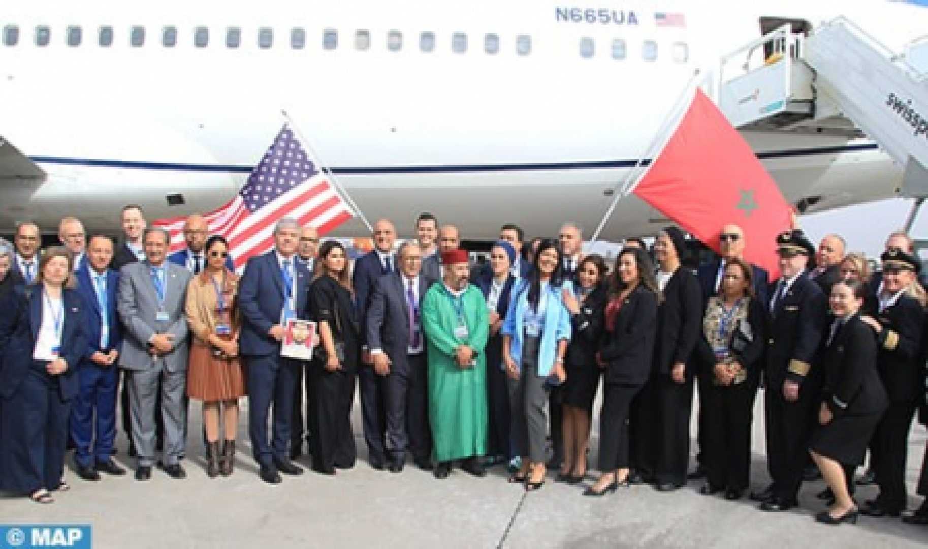 United Airlines Inaugural Flight To Marrakech Morocco