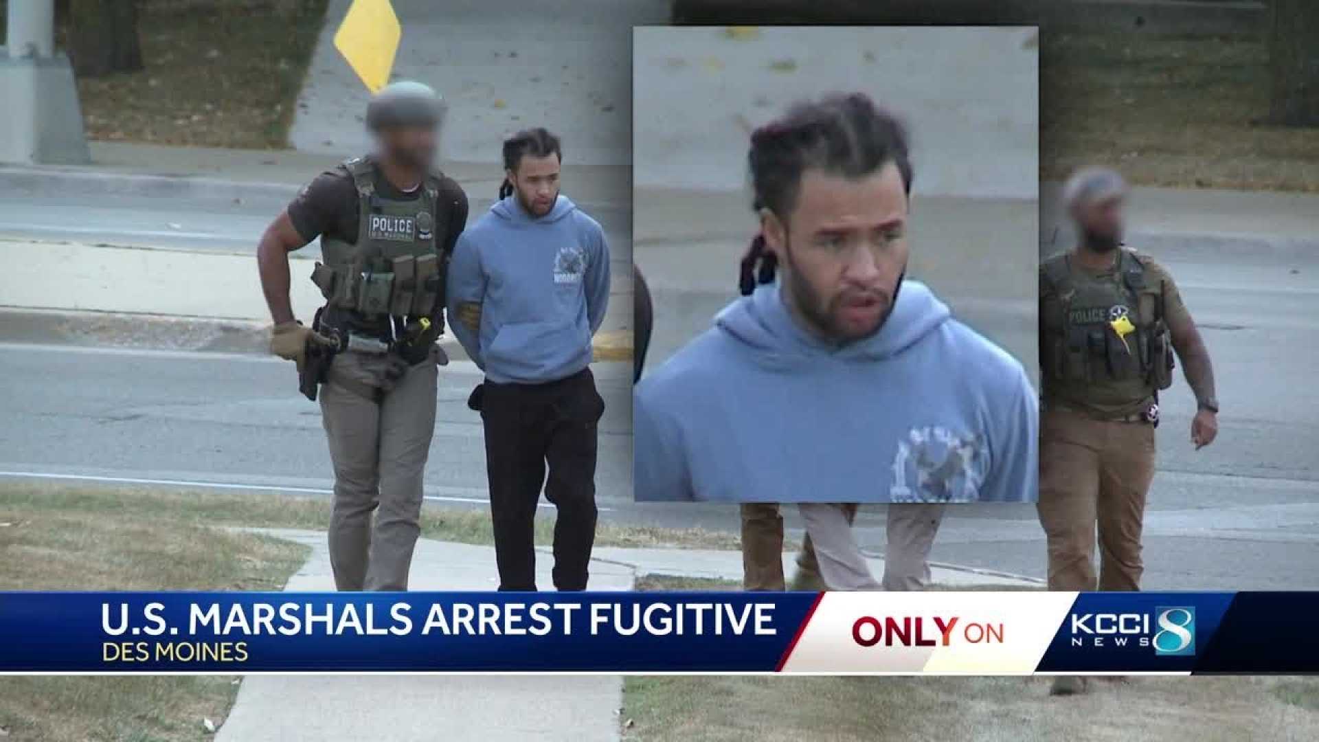 U.s. Marshals Arrest Fugitive Des Moines Shooting Incident