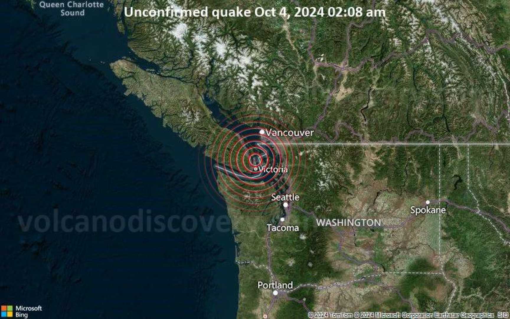 Vancouver Island Earthquake October 2024