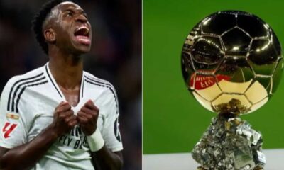 Vinicius Jr Real Madrid Ballon D'or Ceremony