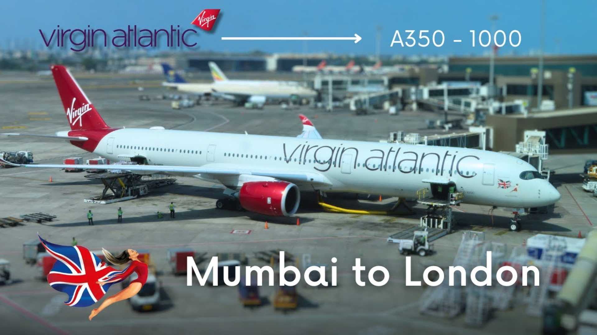 Virgin Atlantic Flight From London To Mumbai