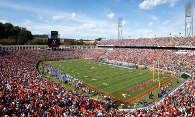 Virginia Vs North Carolina Football Game At Scott Stadium