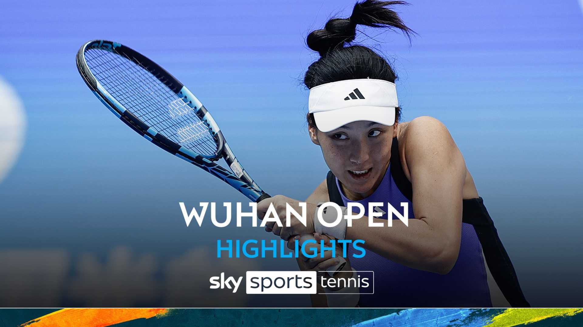 Wang Xinyu Wuhan Open Tennis