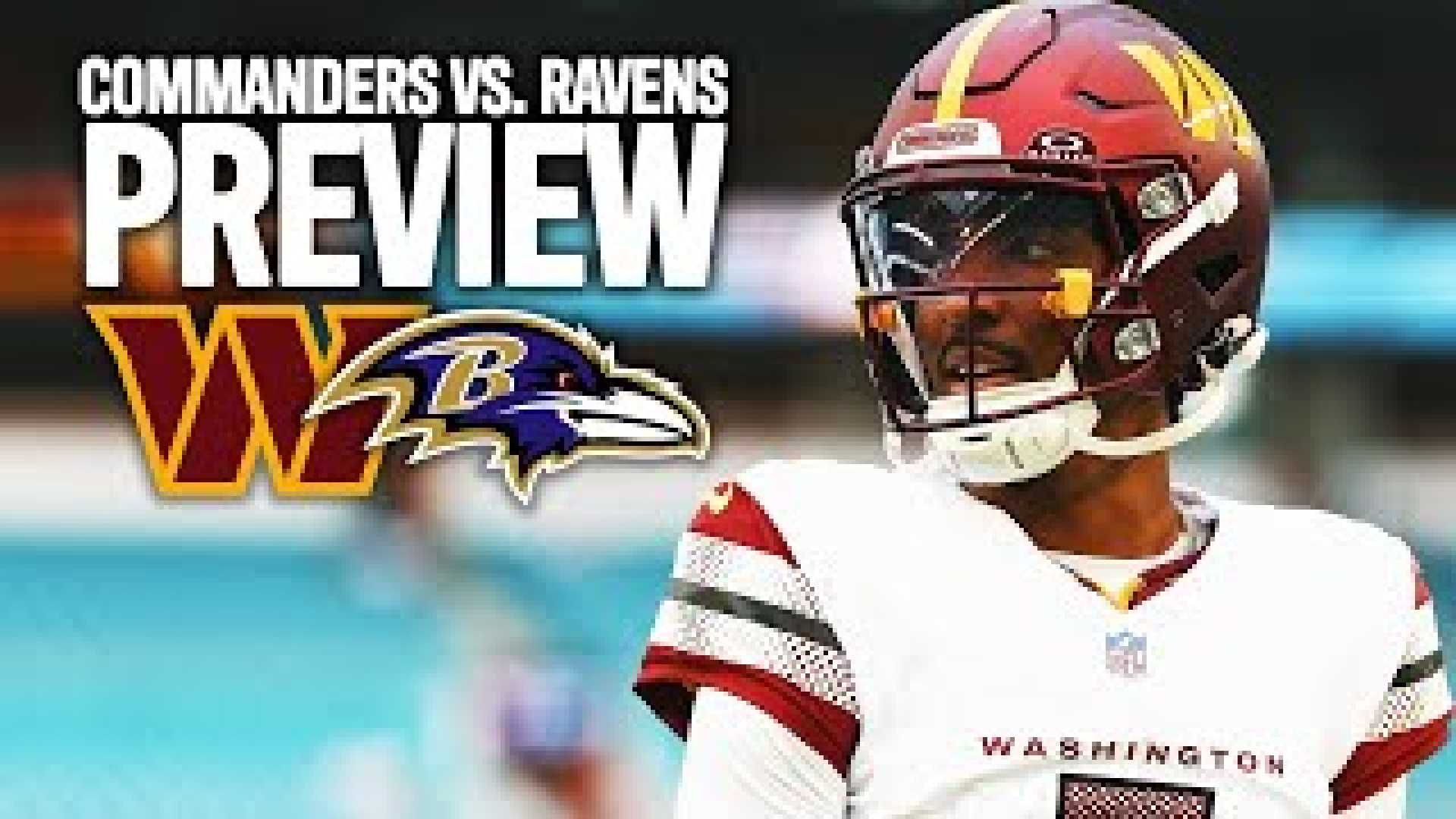 Washington Commanders Vs Baltimore Ravens