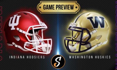 Washington Huskies Vs Indiana Hoosiers College Football Game