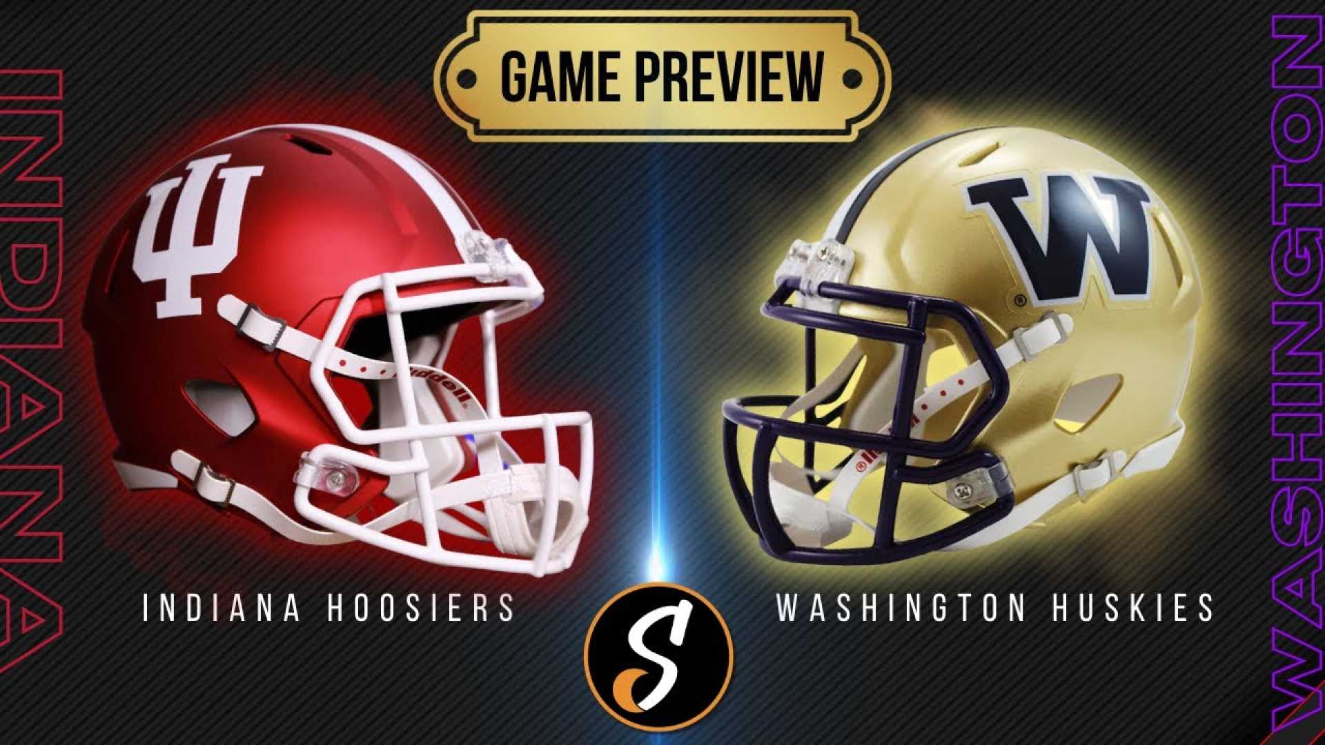 Washington Huskies Vs Indiana Hoosiers College Football Game