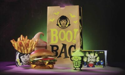 Wendy's Boo Bag Meal With Glow In The Dark Bone Chiller Frosty Figure