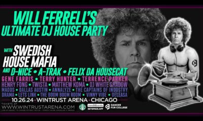 Will Ferrell Djing At Wintrust Arena Chicago