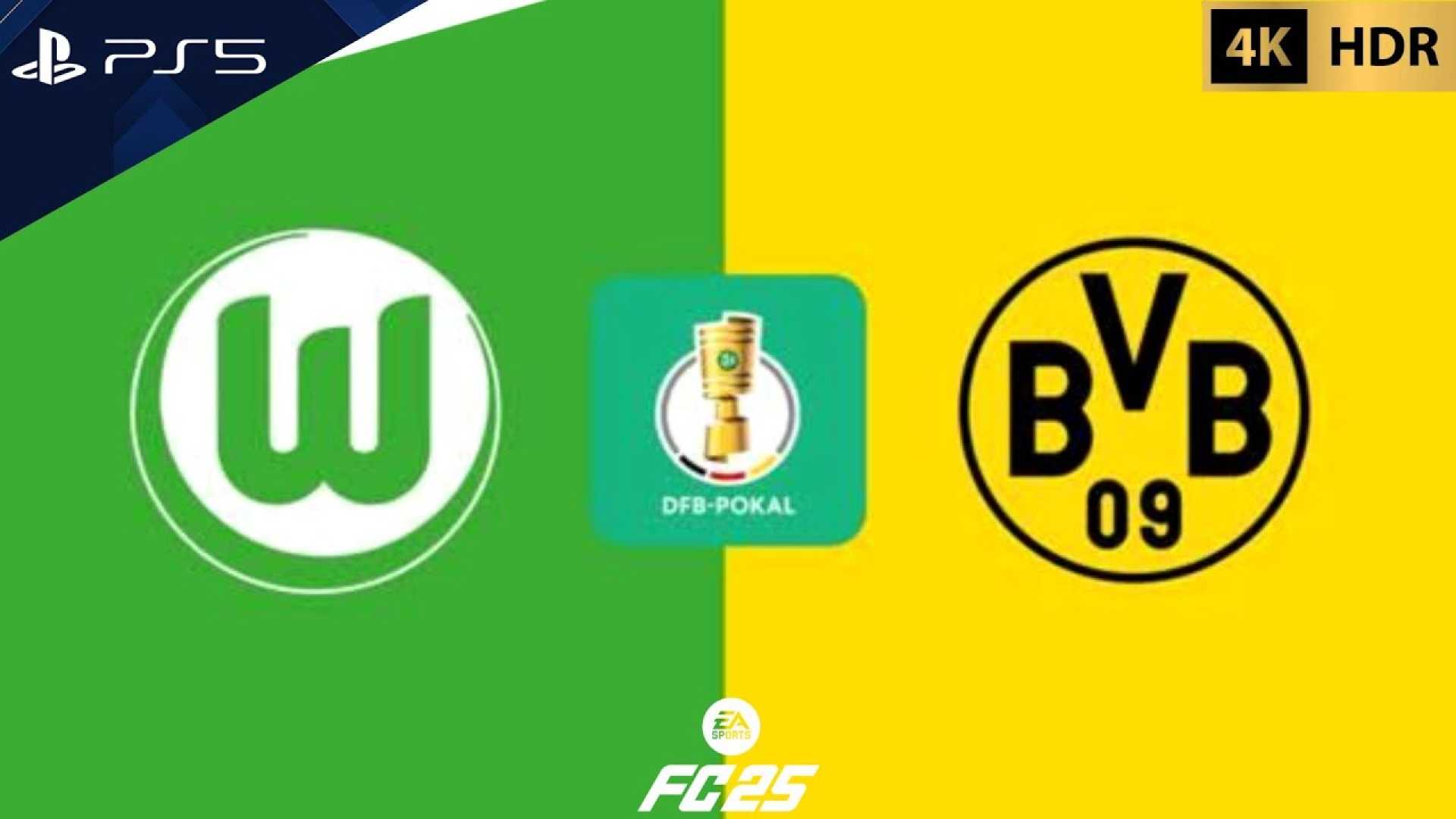 Wolfsburg Vs Borussia Dortmund Dfb Pokal 2024