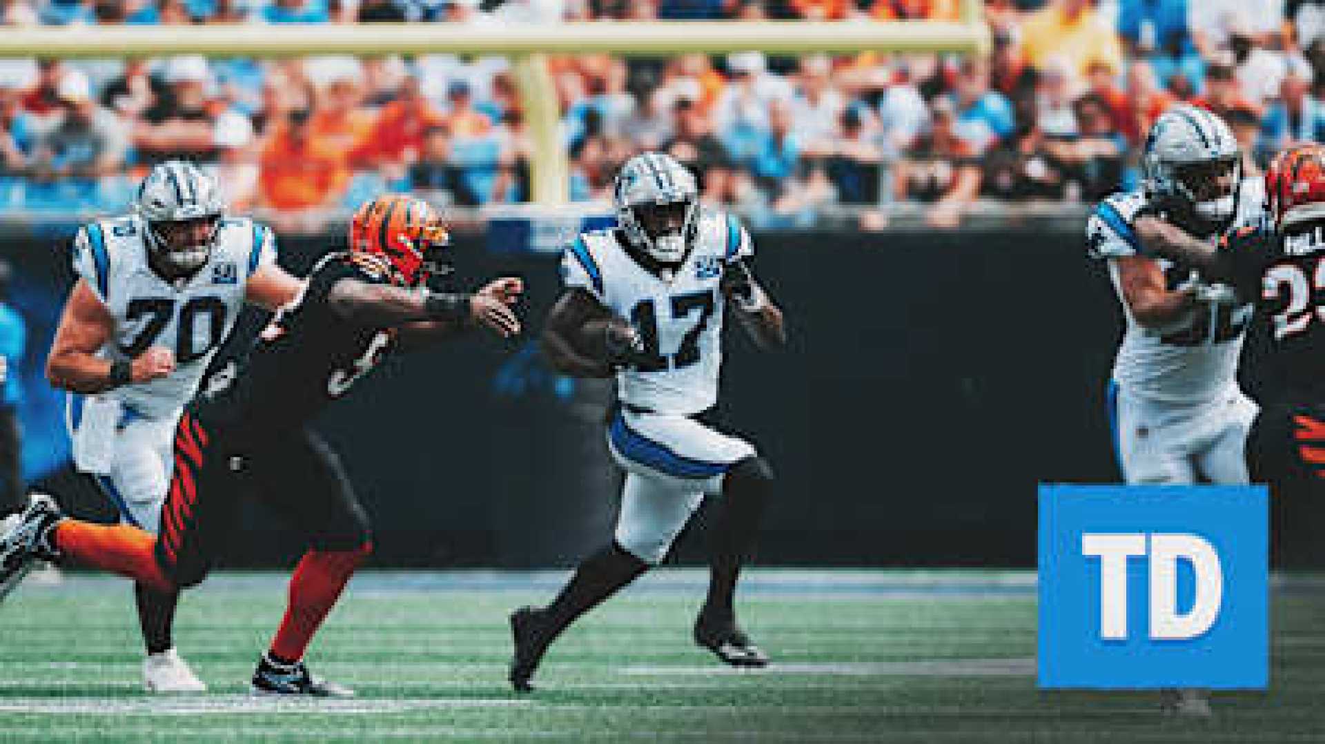 Xavier Legette Carolina Panthers Touchdown Catch