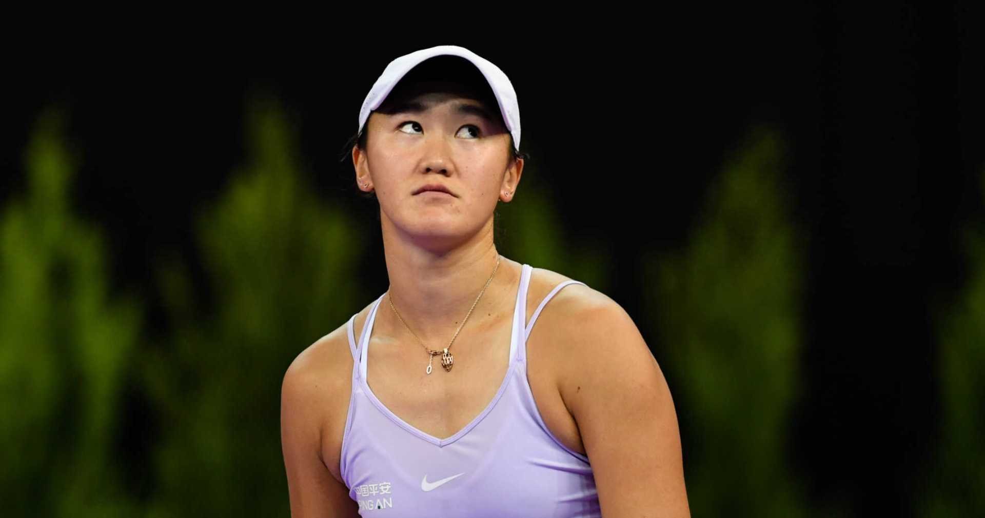 Xiyu Wang Tennis Player Ningbo Open