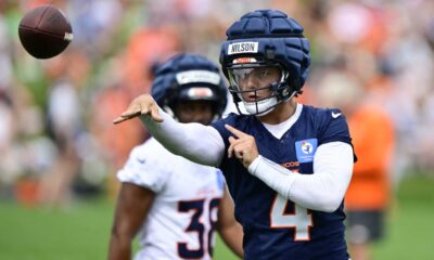 Zach Wilson Denver Broncos Practice