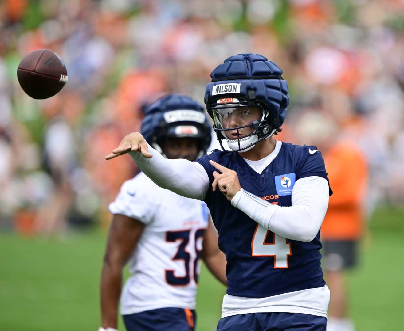 Zach Wilson Denver Broncos Practice