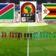 Zimbabwe Namibia Soccer Match