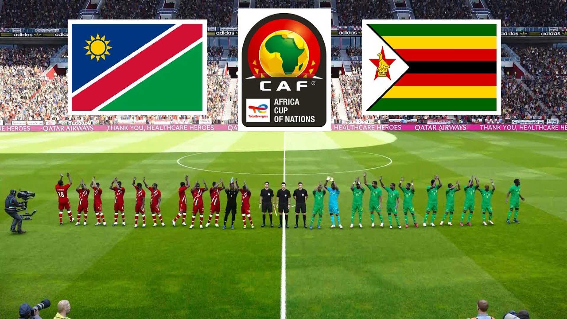 Zimbabwe Namibia Soccer Match