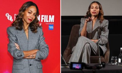 Zoe Saldana At Bfi London Film Festival