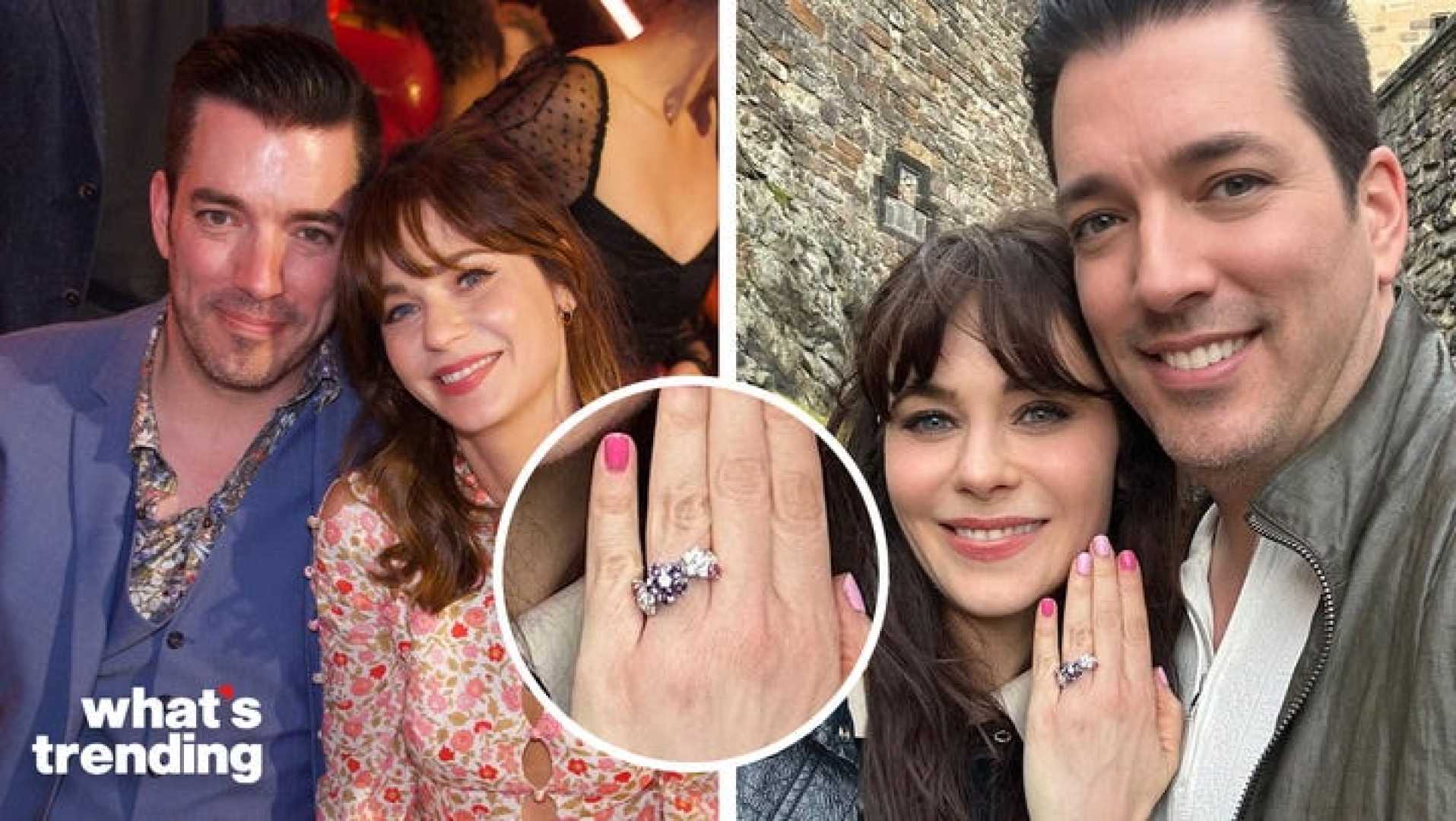 Zooey Deschanel And Jonathan Scott Engagement