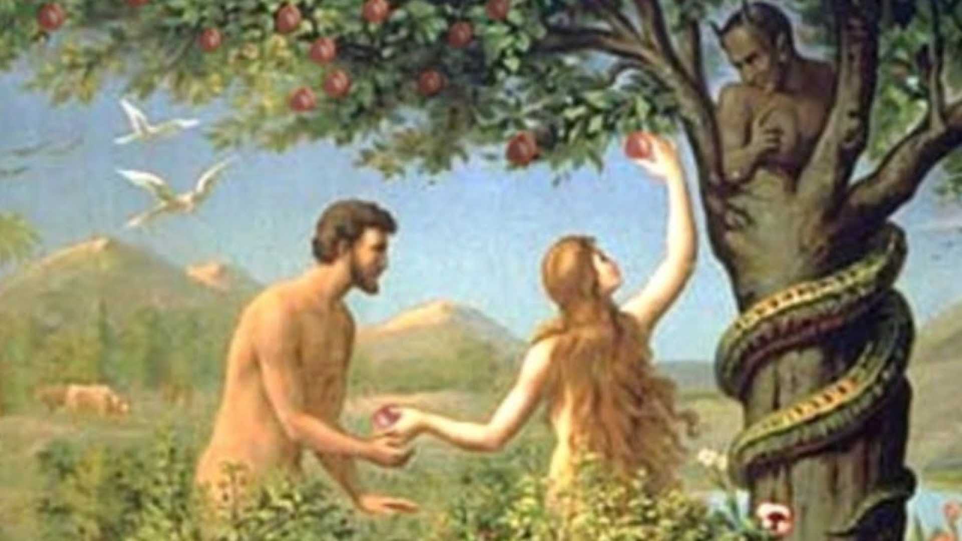 Adam And Eve In The Garden Of Eden